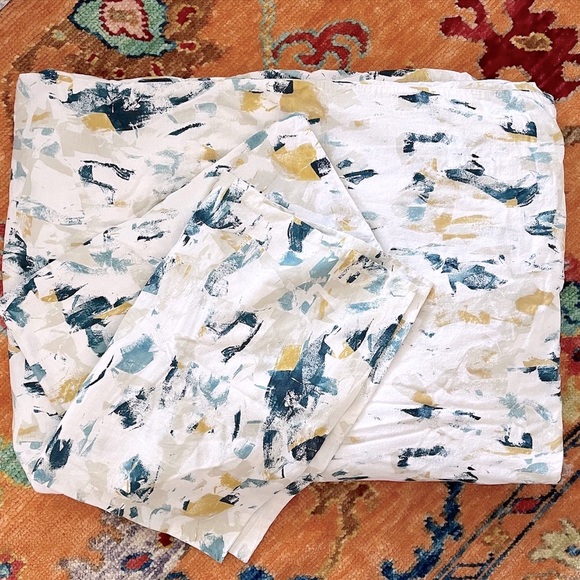 West Elm Bedding West Elm Abstract Organic Cotton Duvet Cover Shams